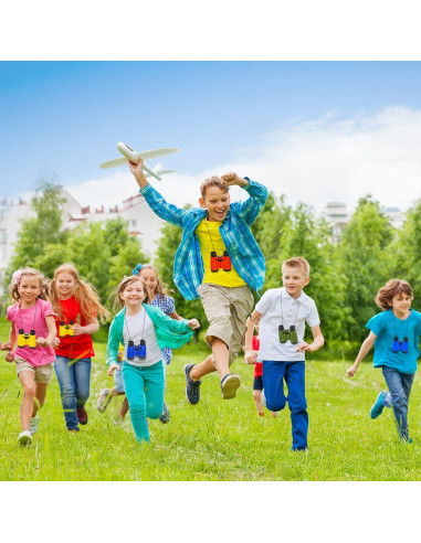 Paquete de 50 Binoculares Jiuguva para Niños Multicolor