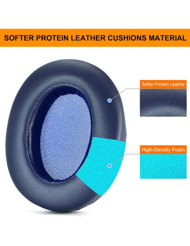 Almohadillas de Reemplazo Defean para Sony WH-XB910N Azul