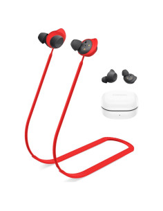 Correa Antipérdida de Silicona para Galaxy Buds FE - Rojo