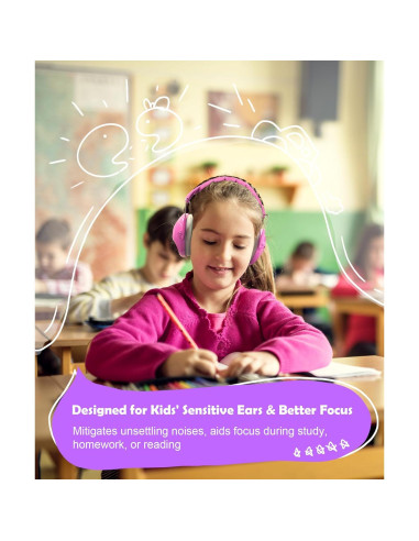 Auriculares Prohear 032 para Niños - Cancelación de Ruido 25dB