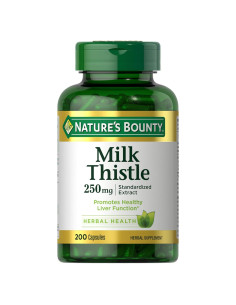 Cápsulas de Cardo Mariano Nature's Bounty 250 mg 200 Unidades