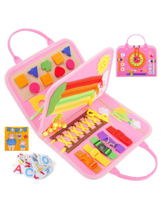 Tablero Ocupado TYRY.HU 25 en 1 Juguete Montessori Azul