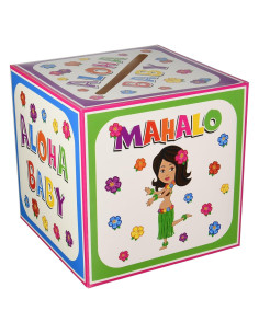 Caja de Tarjetas Hula Baby Beistle 54393 para Baby Shower
