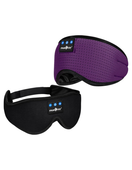 Auriculares para Dormir Bluetooth MUSICOZY con Máscara 3D