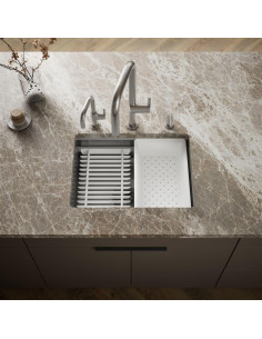 Fregadero de Cocina KOHLER 23650-NA 58.42 cm Acero Inoxidable 2