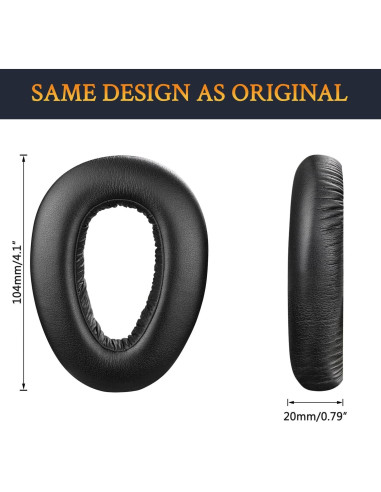 Almohadillas de Reemplazo SOULWIT para Sennheiser PXC550 - Negro