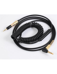 Cable de Audio Enrollado FAAEAL 1.3m-2.5m con Micrófono 2