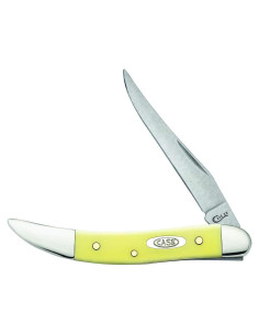 Cuchillo de bolsillo Case Pequeño Texas Toothpick Amarillo 7.62 cm