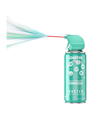 Aerosol de Aire Comprimido iDuster 158.76g - Limpiador Electrónico