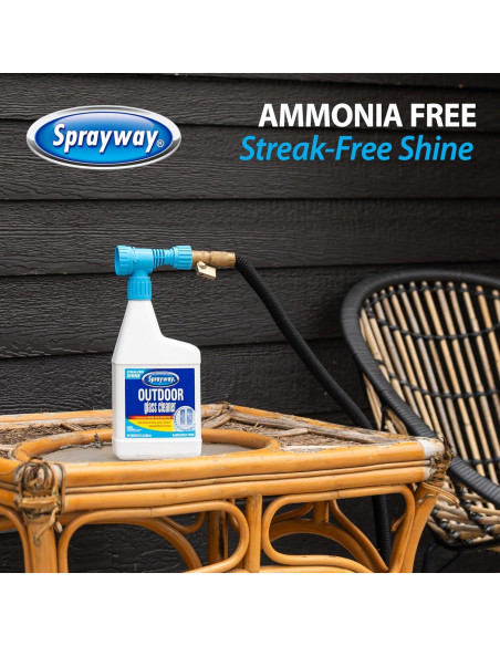 Limpiador de Vidrios Sprayway 0.95L - Brillo Sin Rayas