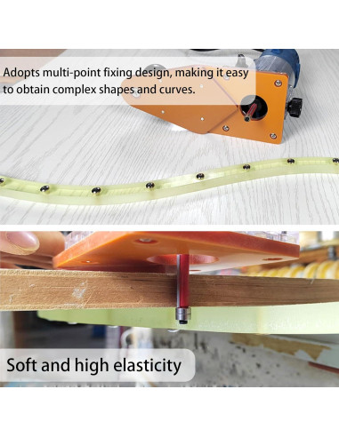 Plantilla Curva Flexible JCFANTS 99 cm para Carpintería