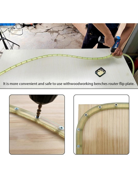 Plantilla Curva Flexible JCFANTS 99 cm para Carpintería