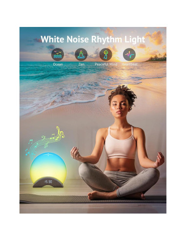 Máquina de Ruido Blanco LaView Y2 Pro Bluetooth 25 Sonidos