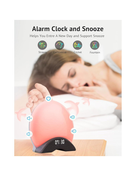 Máquina de Ruido Blanco LaView Y2 Pro Bluetooth 25 Sonidos