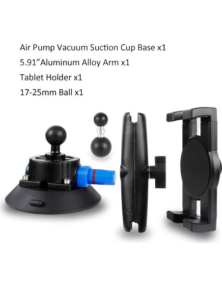 Soporte de Succión para Coche Xik TS-16 para iPad 4.7-13"