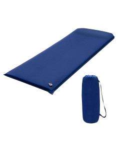 Almohadilla de Dormir Autoinflable Tangkula 75x28x7.62cm Azul