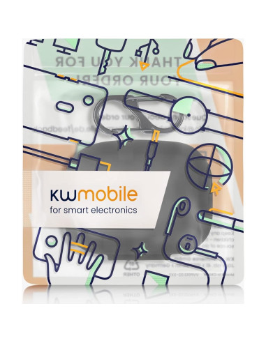 Funda de Silicona kwmobile para Auriculares Skullcandy Grind Fuel - Negro