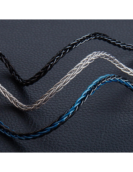 Cable Kbear ST12 Plus 1.2m OFC Plata para Auriculares IEM