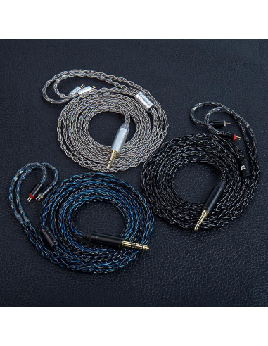 Cable Kbear ST12 Plus 1.2m OFC Plata para Auriculares IEM