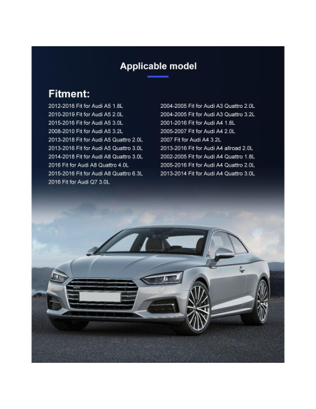 Compresor de A/C ECCPP con Embrague para Audi 2005-2018