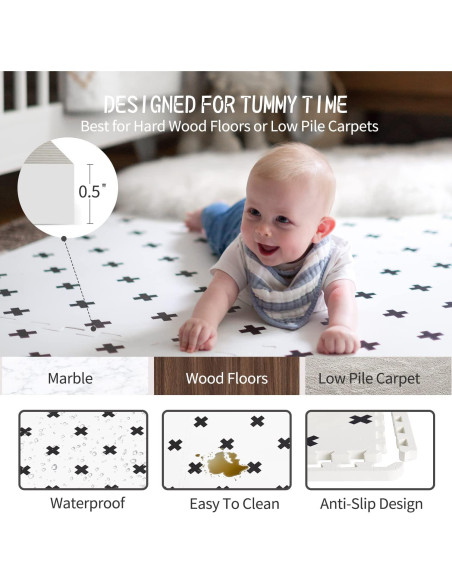 Alfombrilla de Juego Yay! Mats Cruz de Brooklyn 1.83x1.22m Alfombrilla de Juego Yay! Mats Cruz de Brooklyn 1.83x1.22m