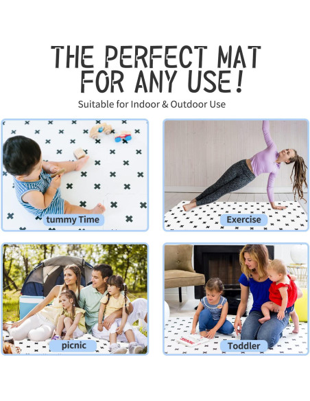 Alfombrilla de Juego Yay! Mats Cruz de Brooklyn 1.83x1.22m Alfombrilla de Juego Yay! Mats Cruz de Brooklyn 1.83x1.22m