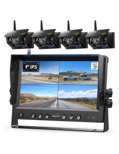 Cámara de Respaldo Inalámbrica ZEROXCLUB BL904 9" HD 1080P