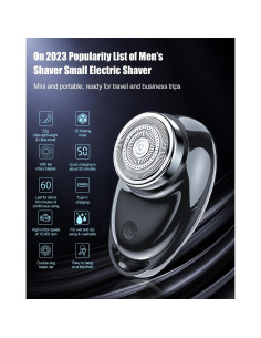 Afeitadora Eléctrica Lovaree Portátil Recargable IPX6 2