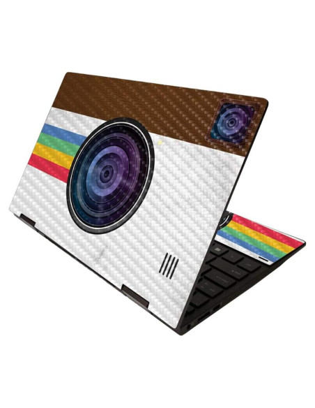 Piel de Fibra de Carbono MightySkins para HP Envy x360 13" 2020 - Polaroid Vintage
