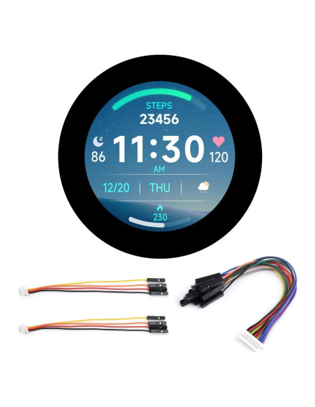 Placa de Desarrollo Waveshare RP2350 2.8" LCD Táctil 480x480