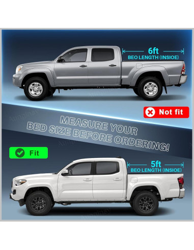 Tapa de tanque de combustible Aunginsy con cerradura Toyota Tacoma 2016-2023