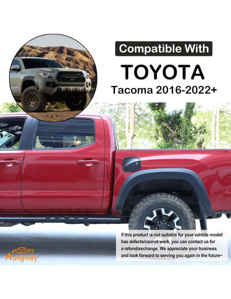 Tapa de tanque de combustible Aunginsy con cerradura Toyota Tacoma 2016-2023