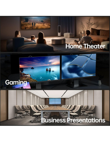 Cable HDMI 8K de fibra óptica YSerendept 5m 48Gbps CL3