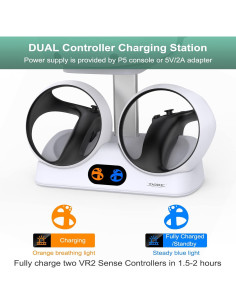 Soporte de Carga Doble FASTSNAIL para PS VR2 y Controladores 2