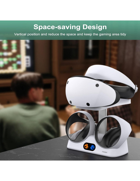 Soporte de Carga Doble FASTSNAIL para PS VR2 y Controladores