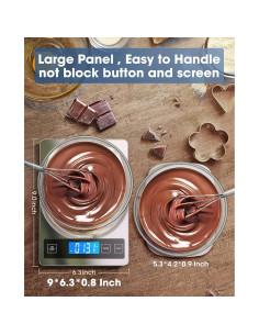 Báscula de Cocina Digital Nicewell 10kg Acero Inoxidable Plata 2