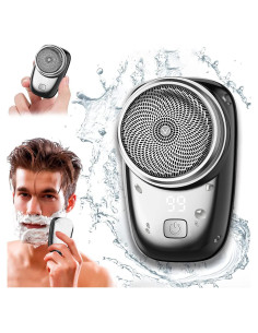 Afeitadora Eléctrica Mini Portátil OFHADF Recargable IPX7