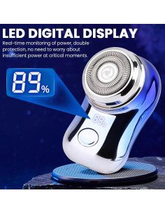 Mini Afeitadora Eléctrica Portátil JIANWEI HA08283 Impermeable 2