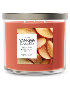 Vela Aromática Yankee Candle 3 Mechas Manzana Canela 411g