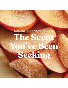 Vela Aromática Yankee Candle 3 Mechas Manzana Canela 411g 2