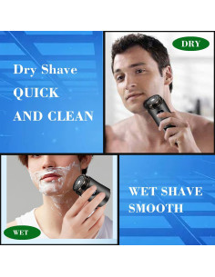 Afeitadora Eléctrica Mini MOVELOVE MLS001 Impermeable IPX7 2