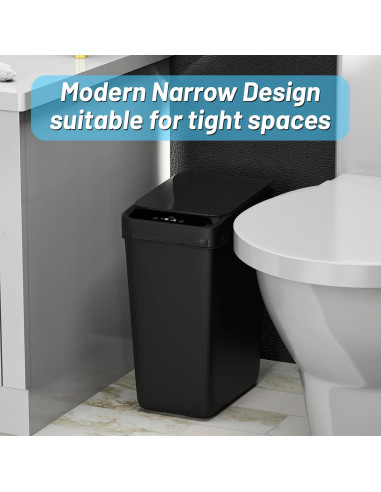 Basurero Automático Procade 2 Pack 4 Gal y 2.5 Gal Negro