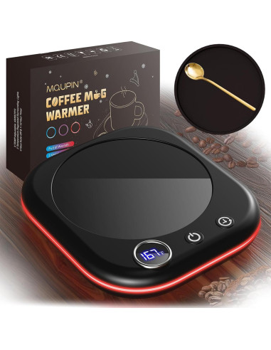 Calentador de Taza de Café MQUPIN con Temporizador y Apagado Automático