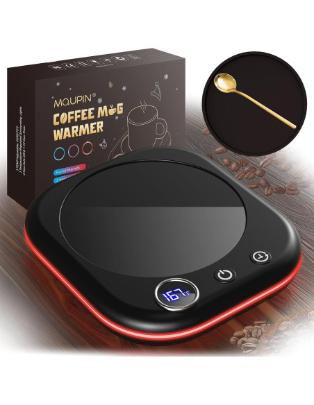 Calentador de Taza de Café MQUPIN con Temporizador y Apagado Automático