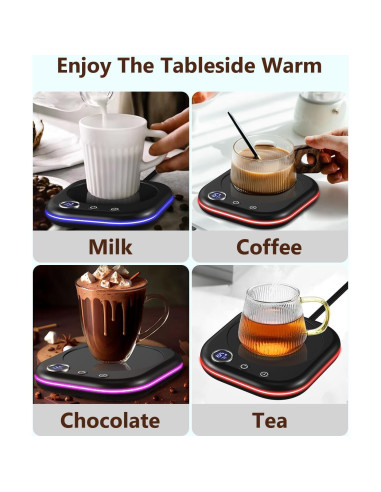 Calentador de Taza de Café MQUPIN con Temporizador y Apagado Automático