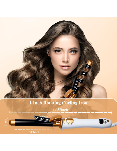 Rizador Automático Lam(MS)pen 1 Pulgada Cerámica Ajustable