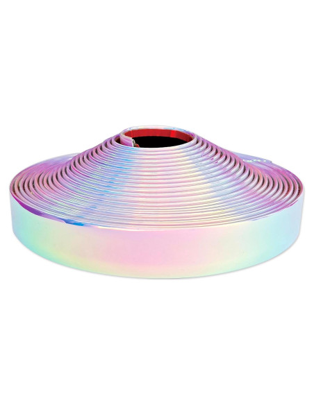 Tira Decorativa Autoadhesiva YaoerYao Iridiscente 12mm x 2.44m