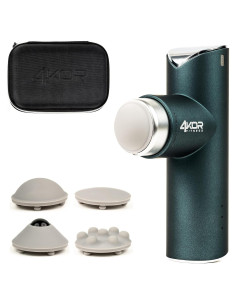 Mini Pistola de Masaje 4KOR Fitness, Portátil 0.45 kg, Silenciosa