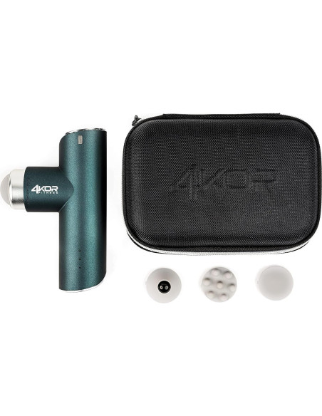 Mini Pistola de Masaje 4KOR Fitness, Portátil 0.45 kg, Silenciosa