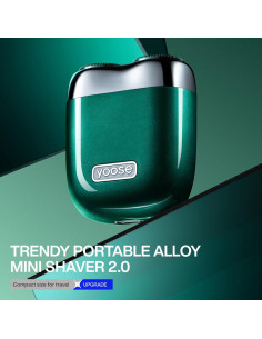 Afeitadora Eléctrica Mini Yoose Verde Recargable USB-C IPX7 2